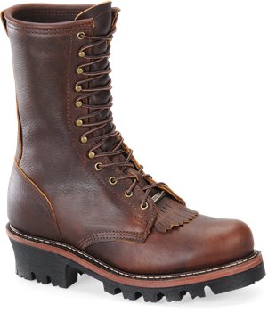 Amber Gold Double H Boot Domestic 9 Inch Amber Gold Logger